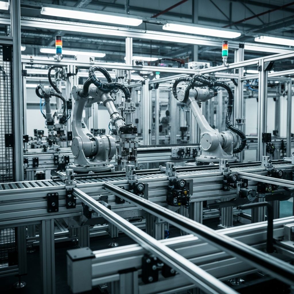 Industrial factory automation equipment and control systems